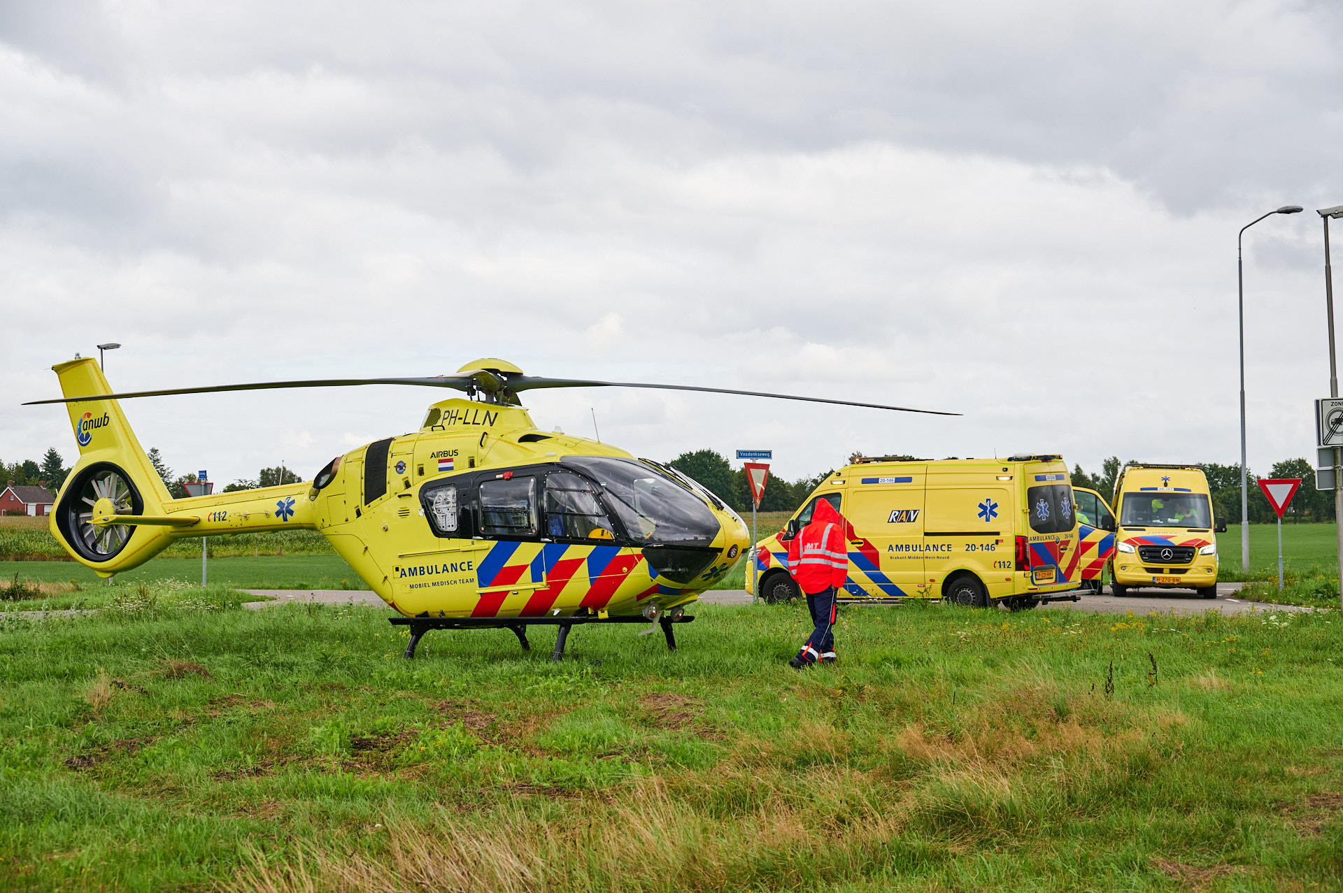 Fietser Ernstig Gewond Na Aanrijding Op Rotonde - 112Brabant