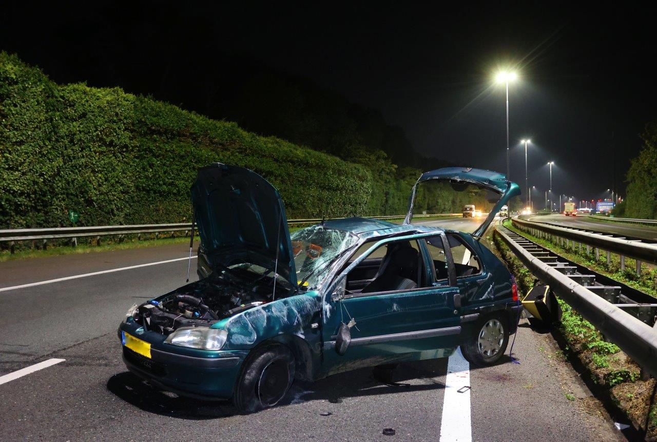 Vier zwaargewonden na ongeval op A59