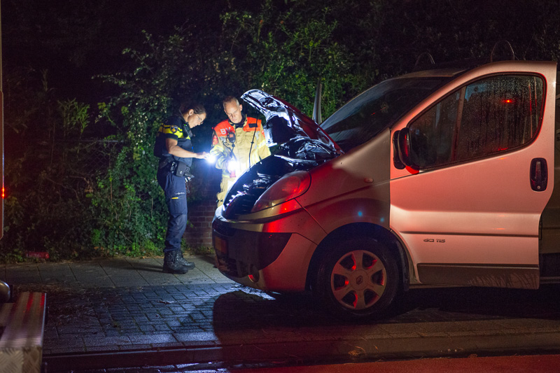 Derde nacht op rij een autobrand in Bergen op Zoom