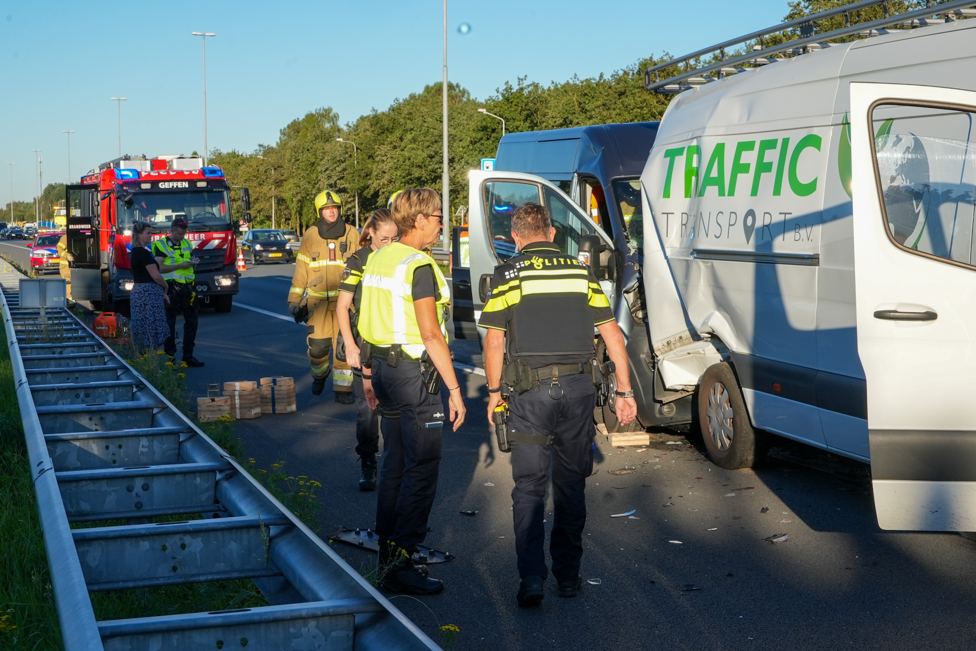 Twee Gewonden Na Kettingbotsing Op Snelweg Brabant