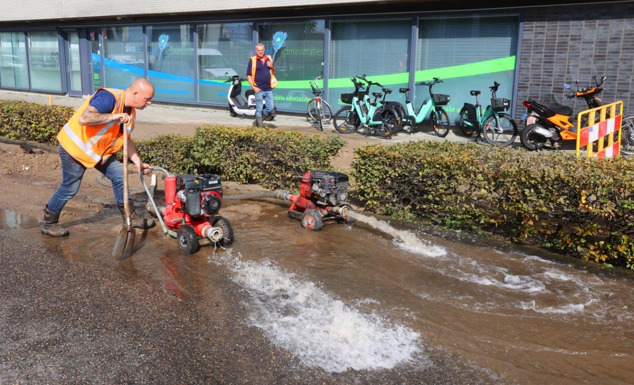 Huishoudens zonder water na lekkage