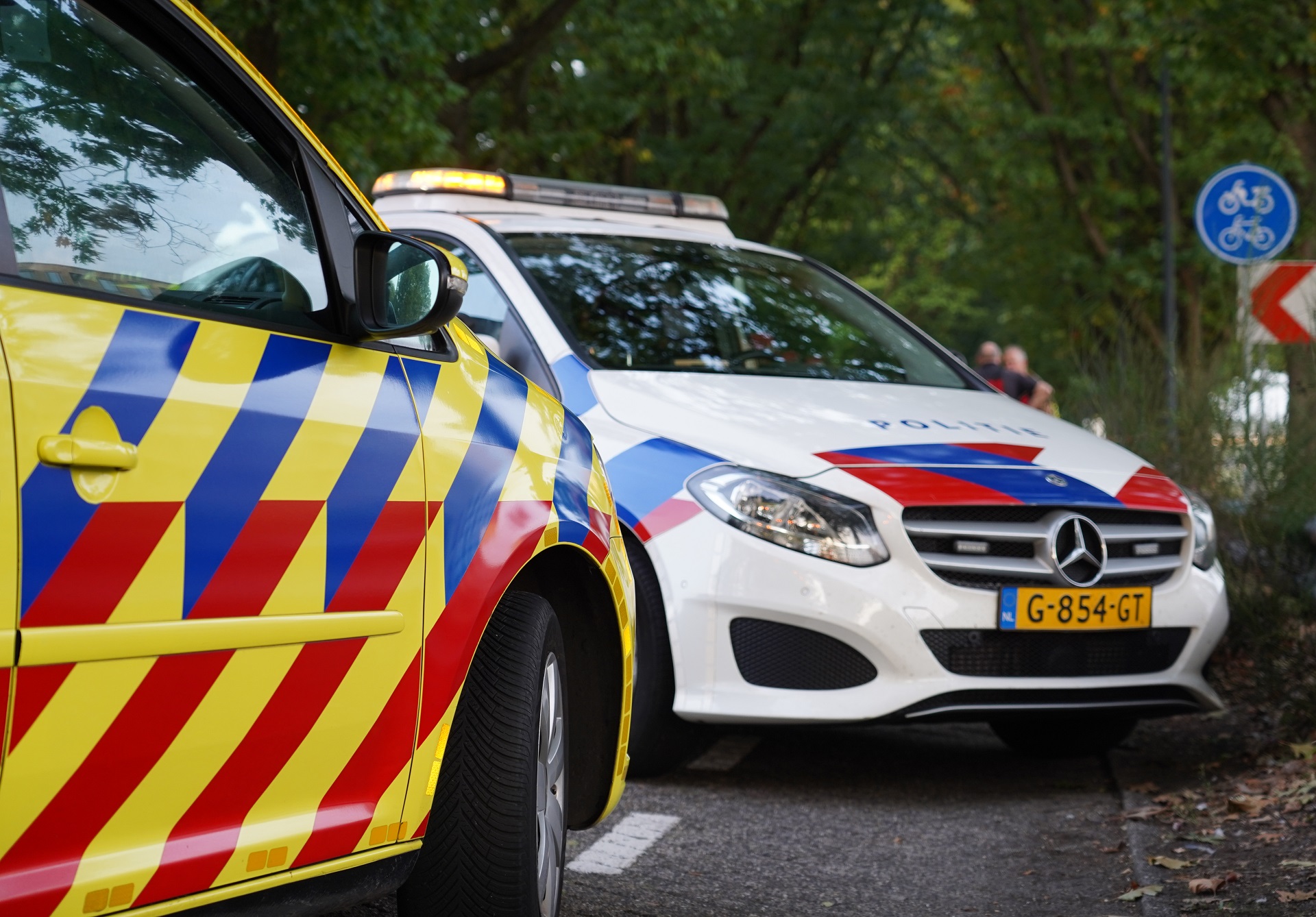 Motorrijder aangereden, automobilist spoorloos
