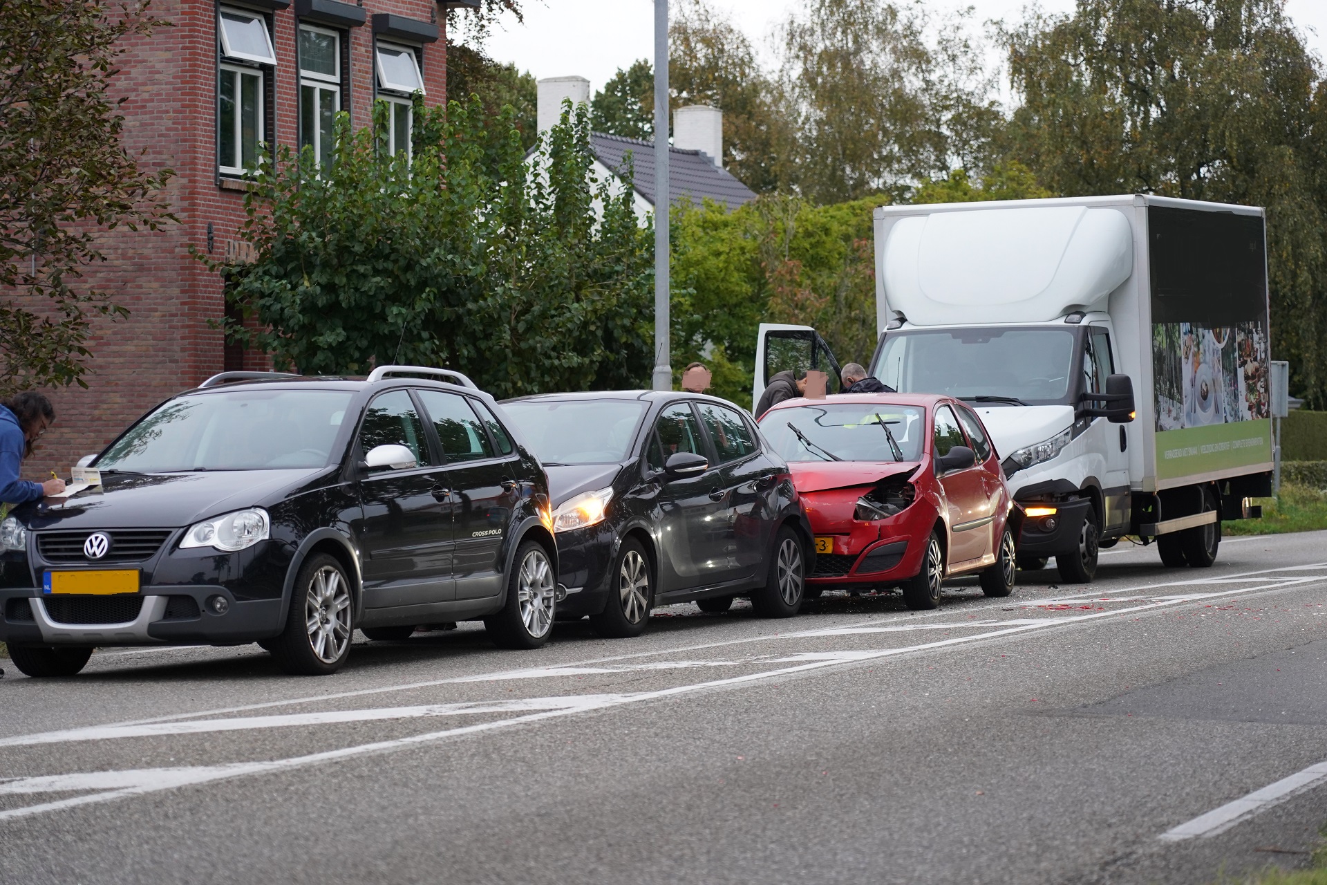 Lange File Na Kettingbotsing 112brabant