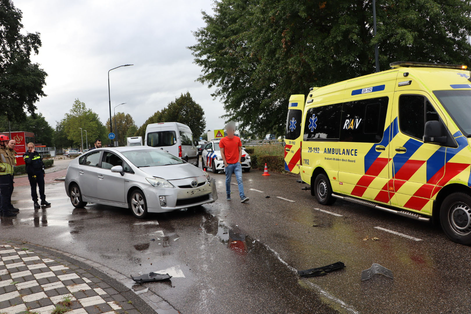 Eén Gewonde Bij Botsing Tussen Twee Voertuigen - 112Brabant