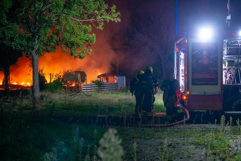 Opnieuw brand op voormalig camping