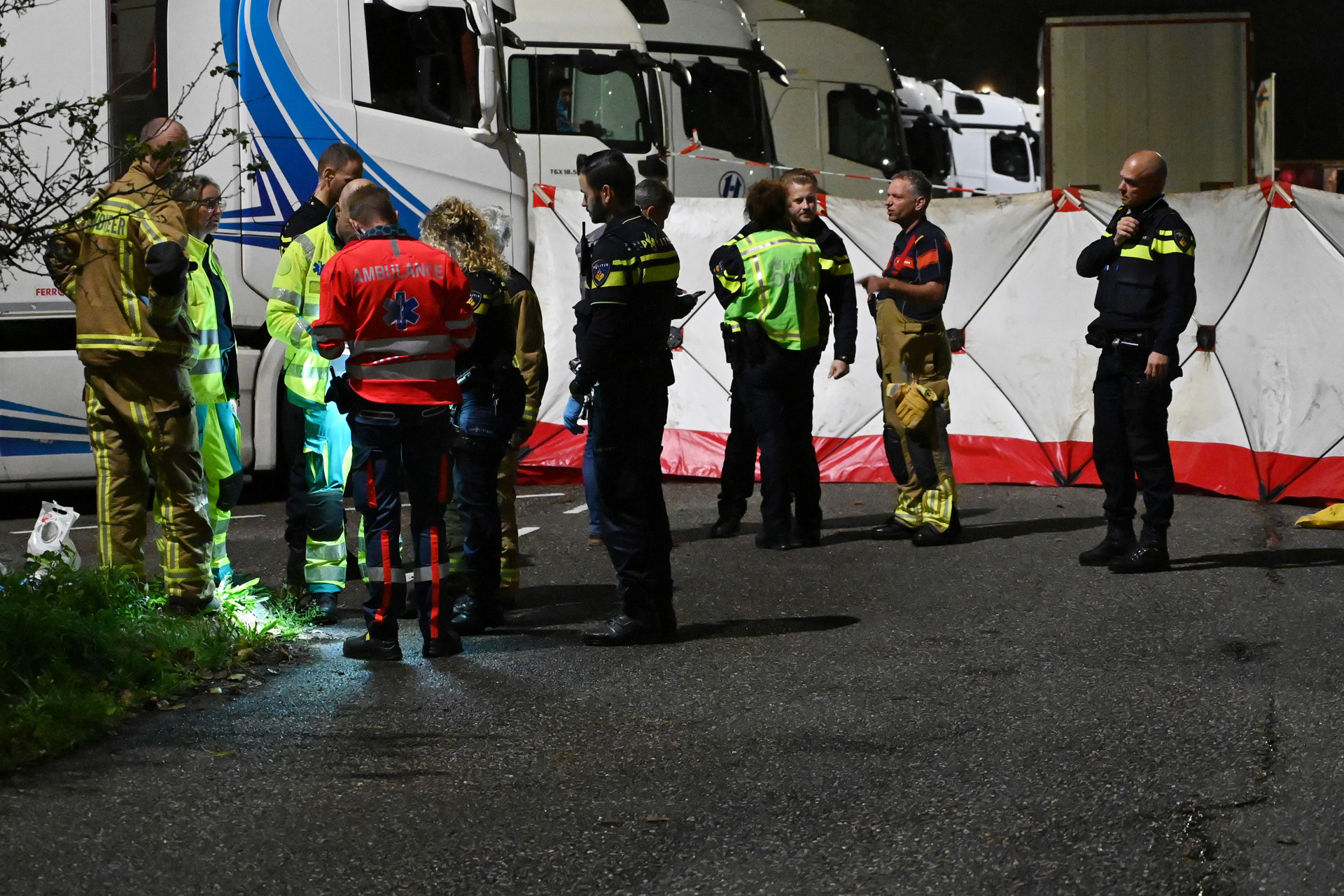 Update: Oost Europese vrachtwagenchauffeur overleden bij steekpartij