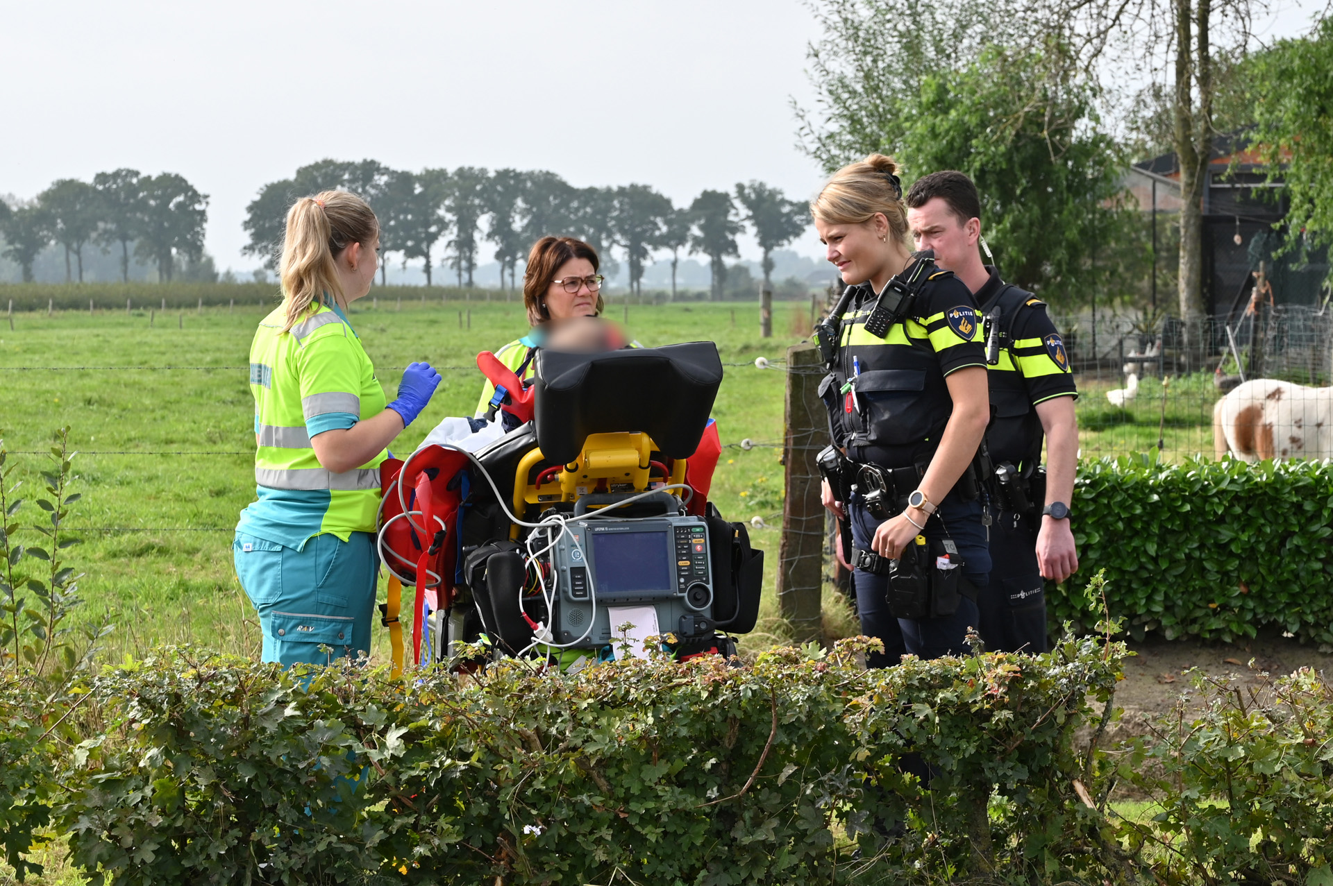 Motorrijder gewond na val