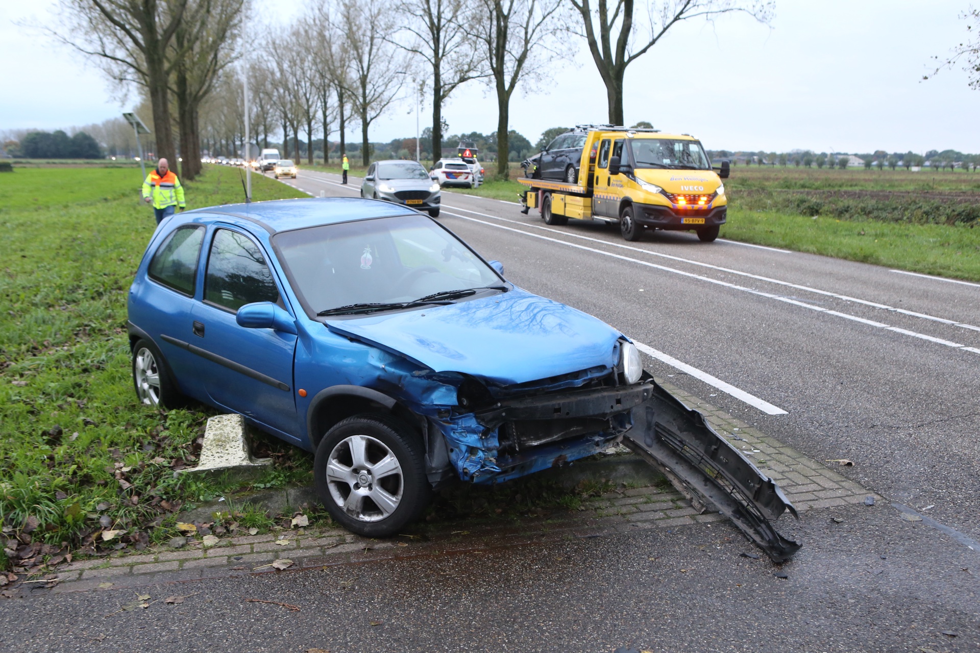 Ongeval op N277 leidt tot verkeershinder