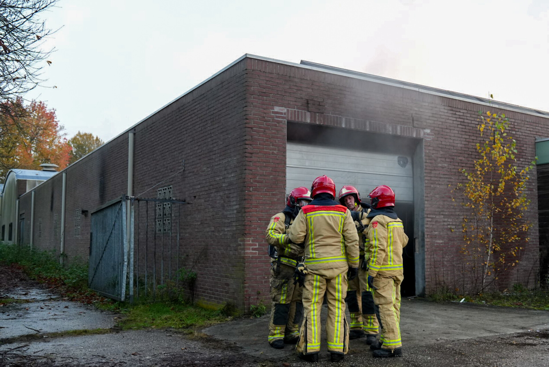 Brand in voormalig textielfabriek