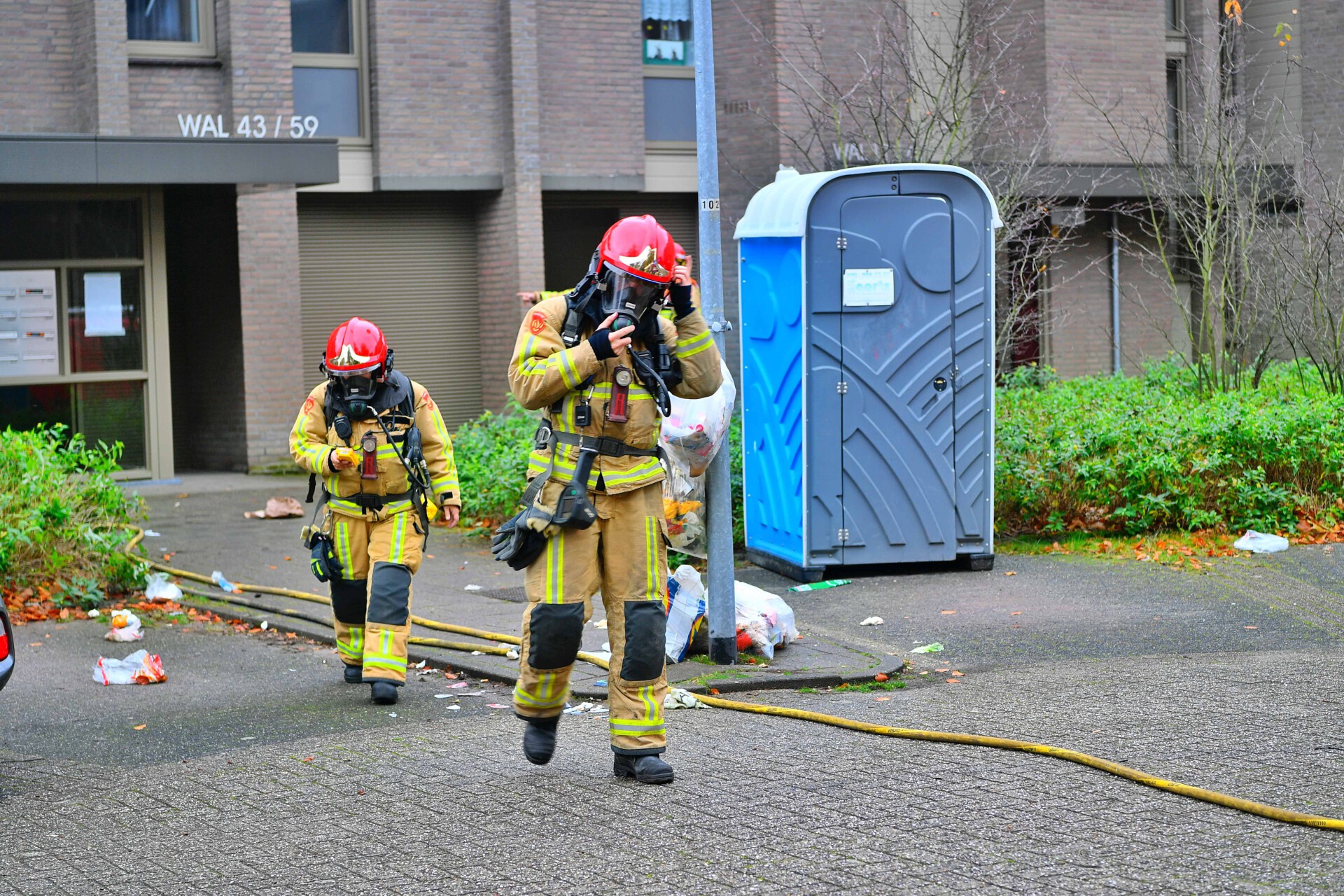 Brand in kelder van appartementencomplex