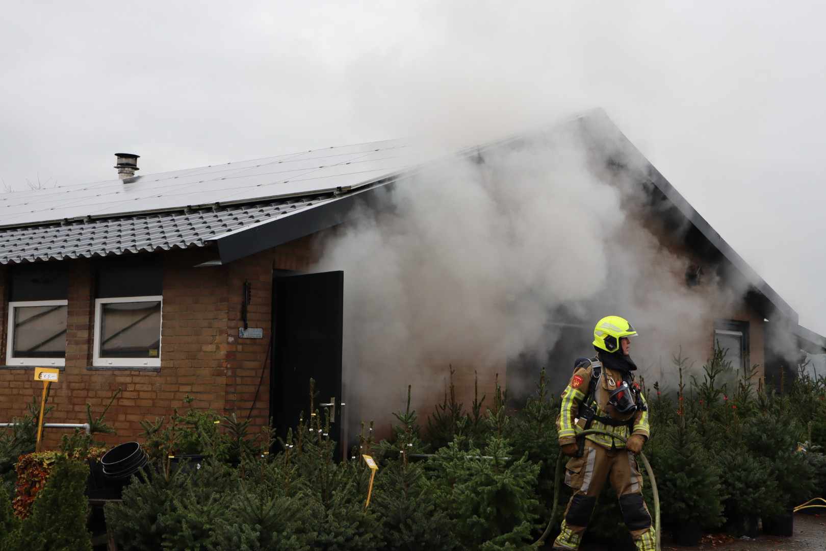 Brand In Loods Snel Onder Controle - 112Brabant