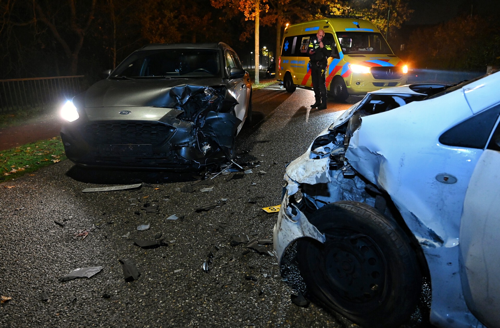 Dronken automobiliste veroorzaak twee aanrijdingen