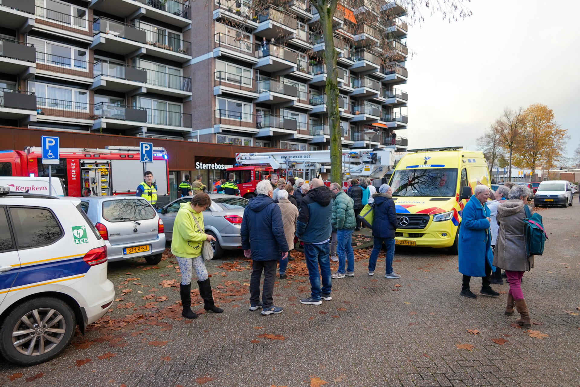 Brand in appartementencomplex, bewoners geëvacueerd