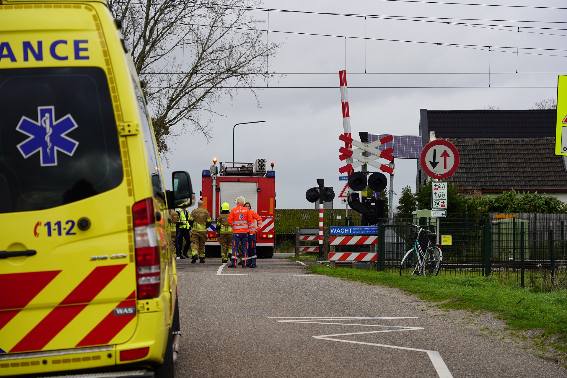 Fietser overleden na aanrijding met trein