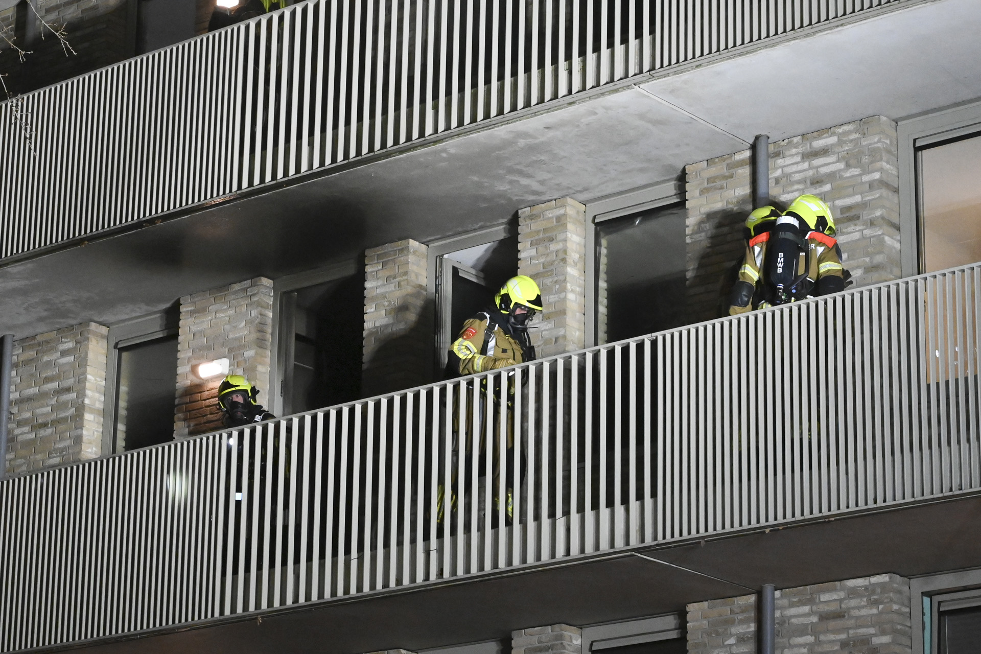 Verwarde man aangehouden na brand in appartementencomplex