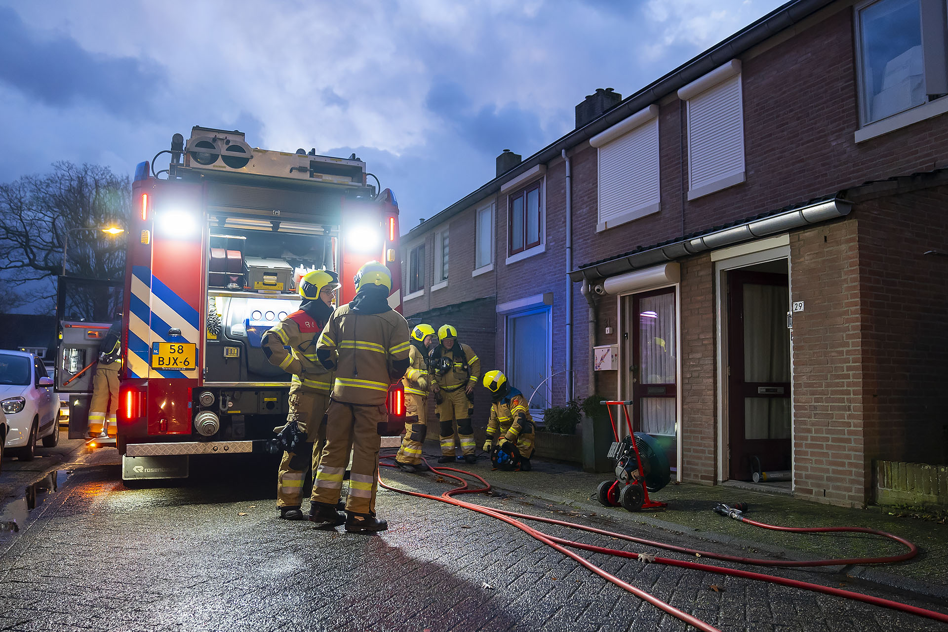 Brandweer rukt uit voor droog gekookte pan