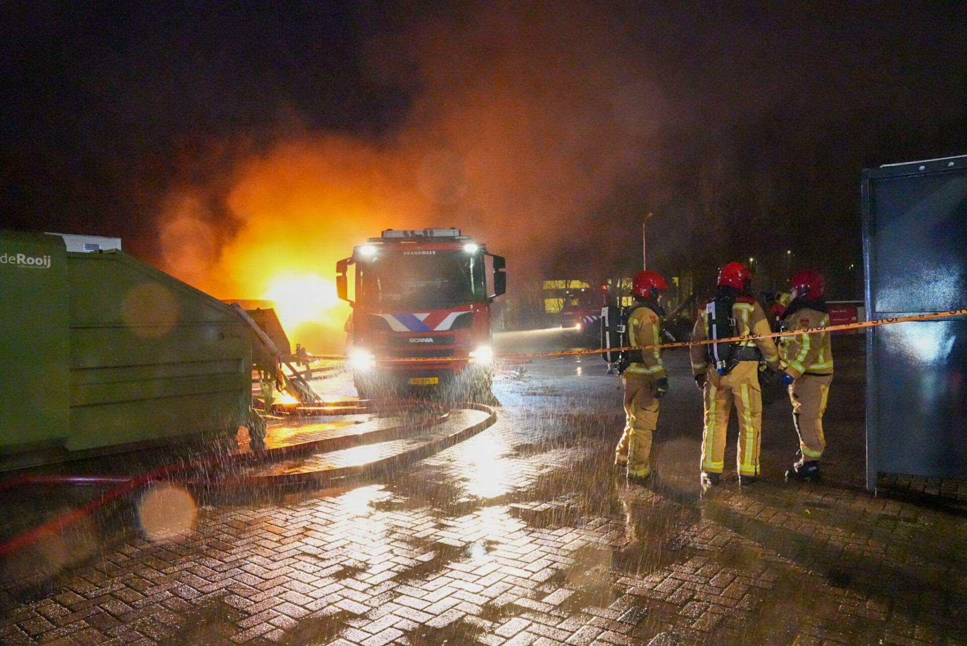 Brand bij accubedrijf op Automotive campus