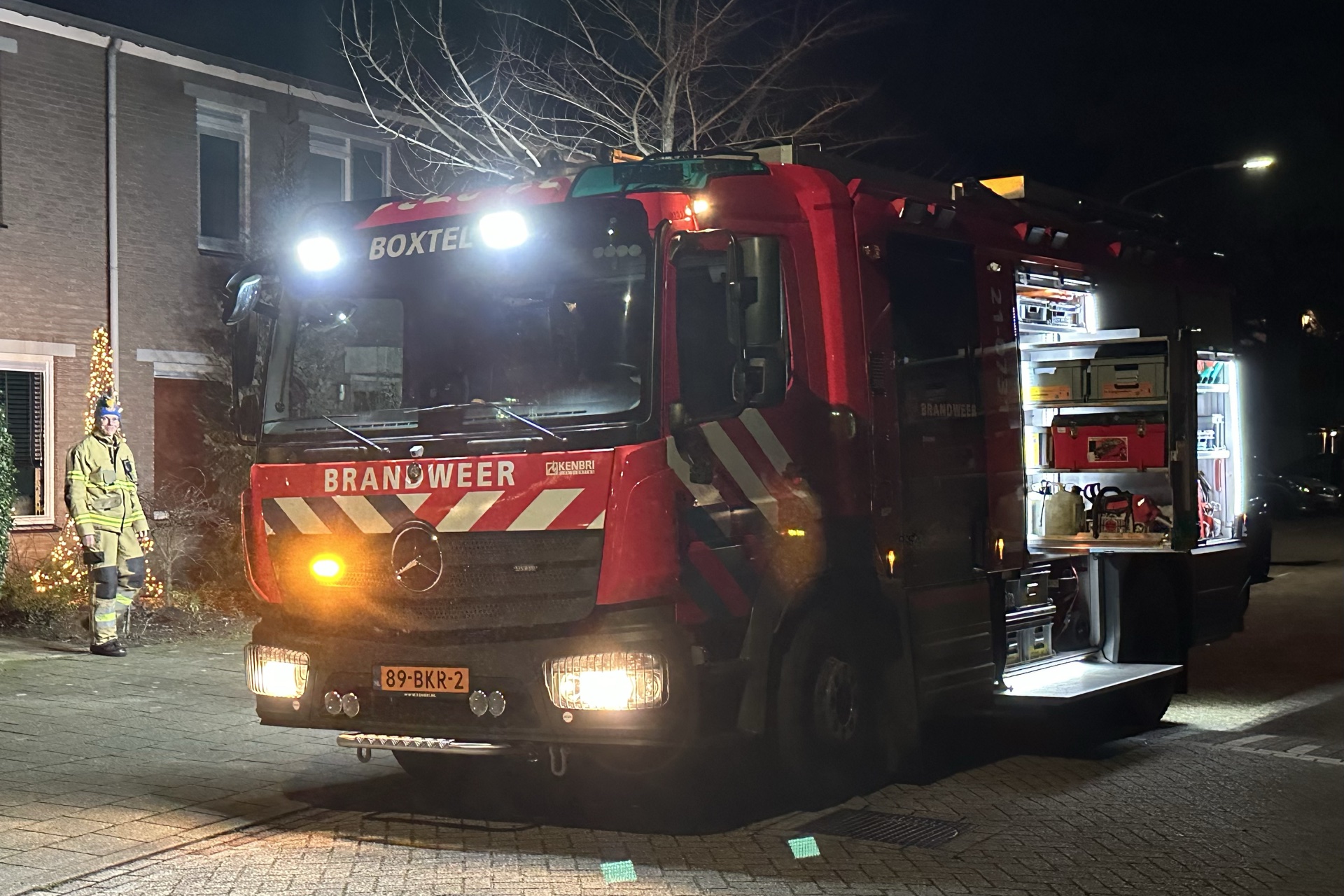 Kleuter door brandweer van wc bevrijd in woning