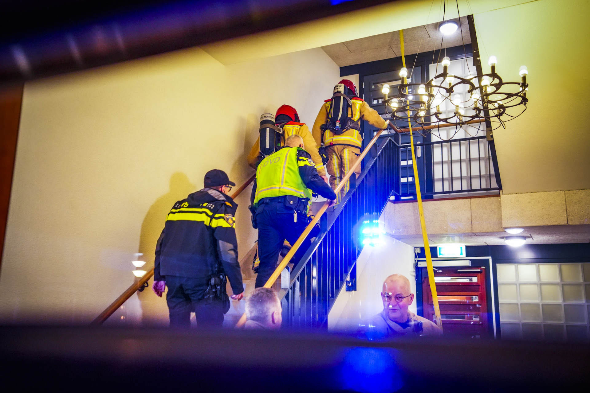Brand in woning door omgevallen kaars