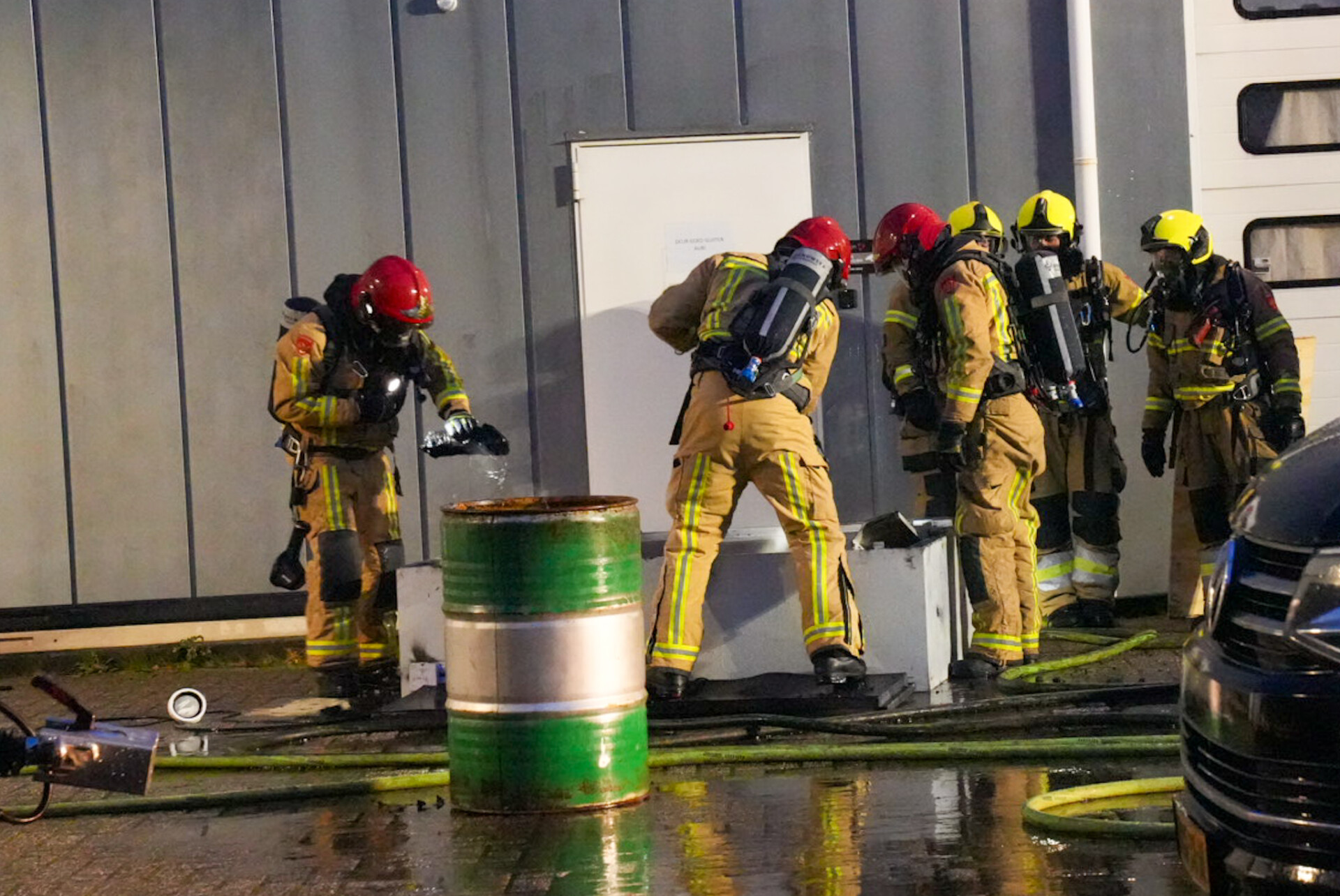 Accu’s vliegen in brand in brandkast