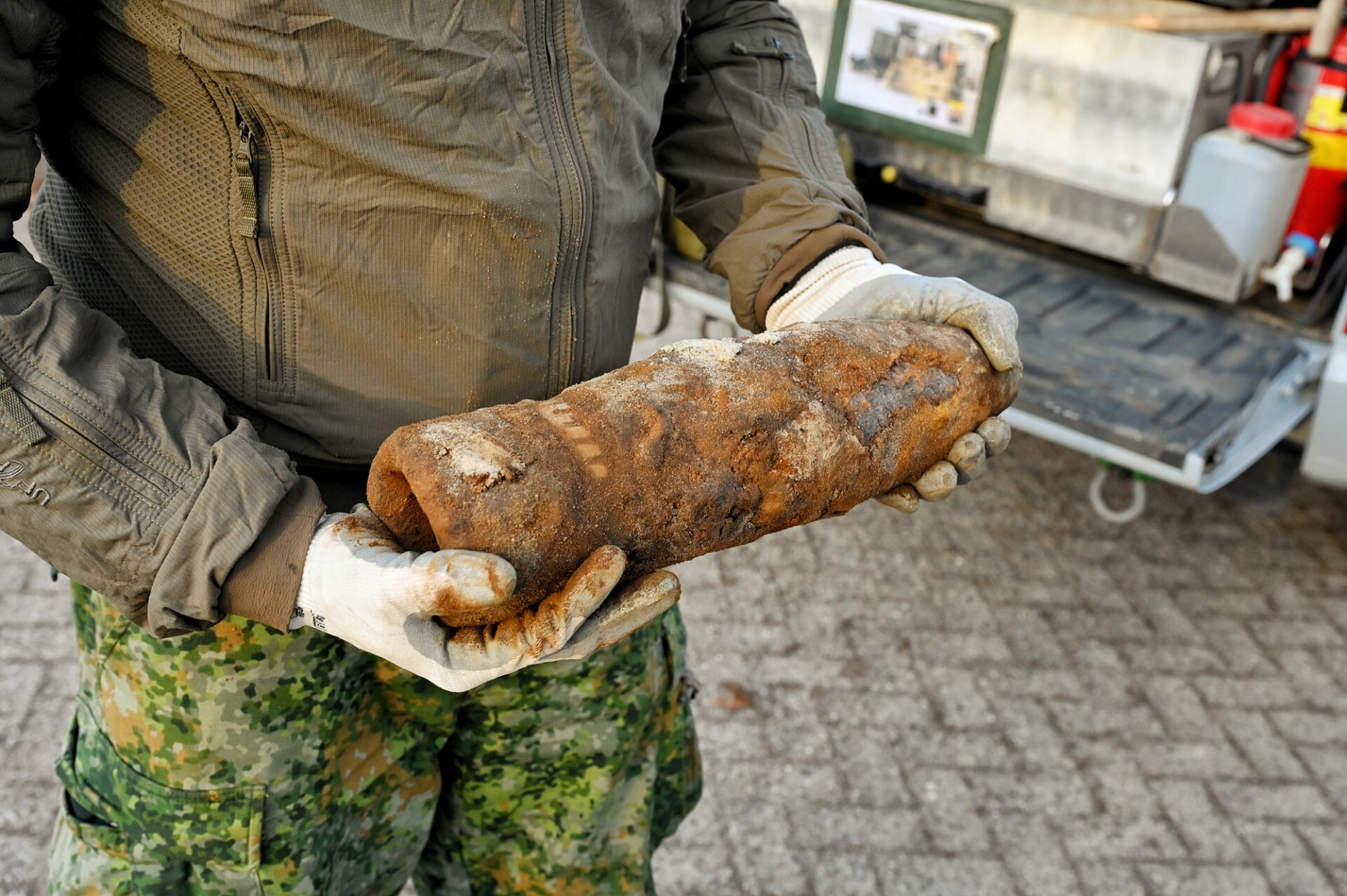 Afgegane rookgranaat aangetroffen tijdens graafwerkzaamheden