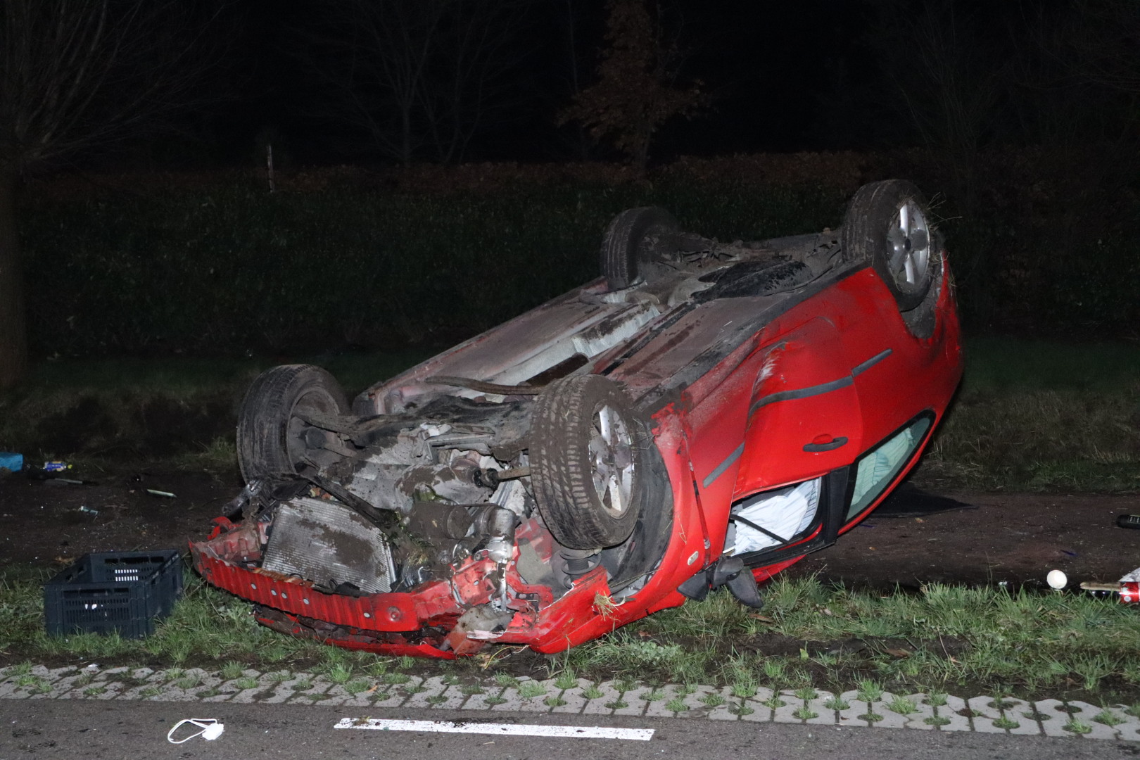 Automobilist gewond na crash