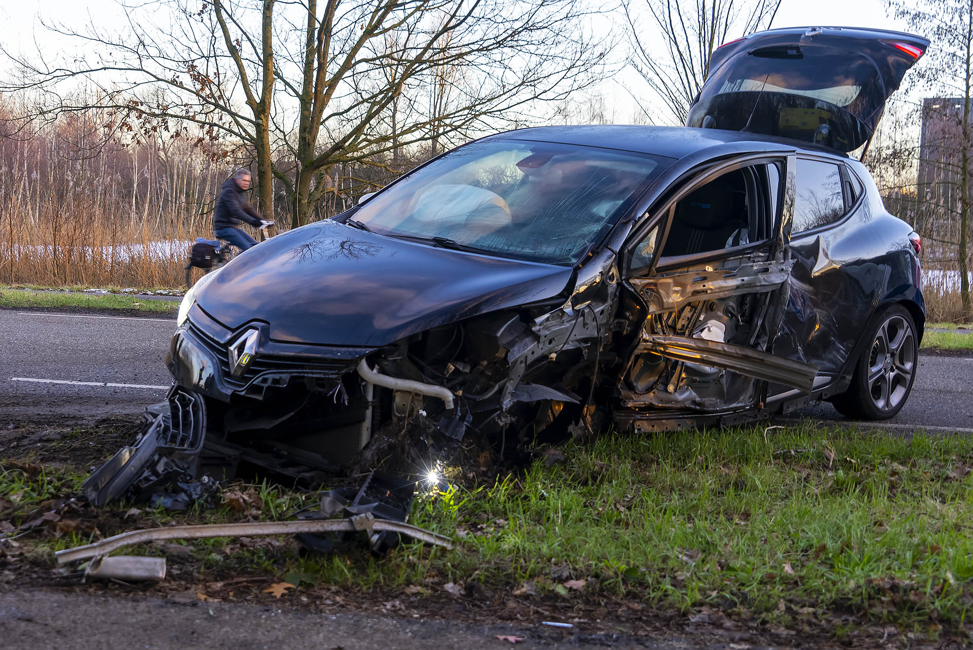 Ravage na ongeval, bestuurders hebben engeltje op schouder