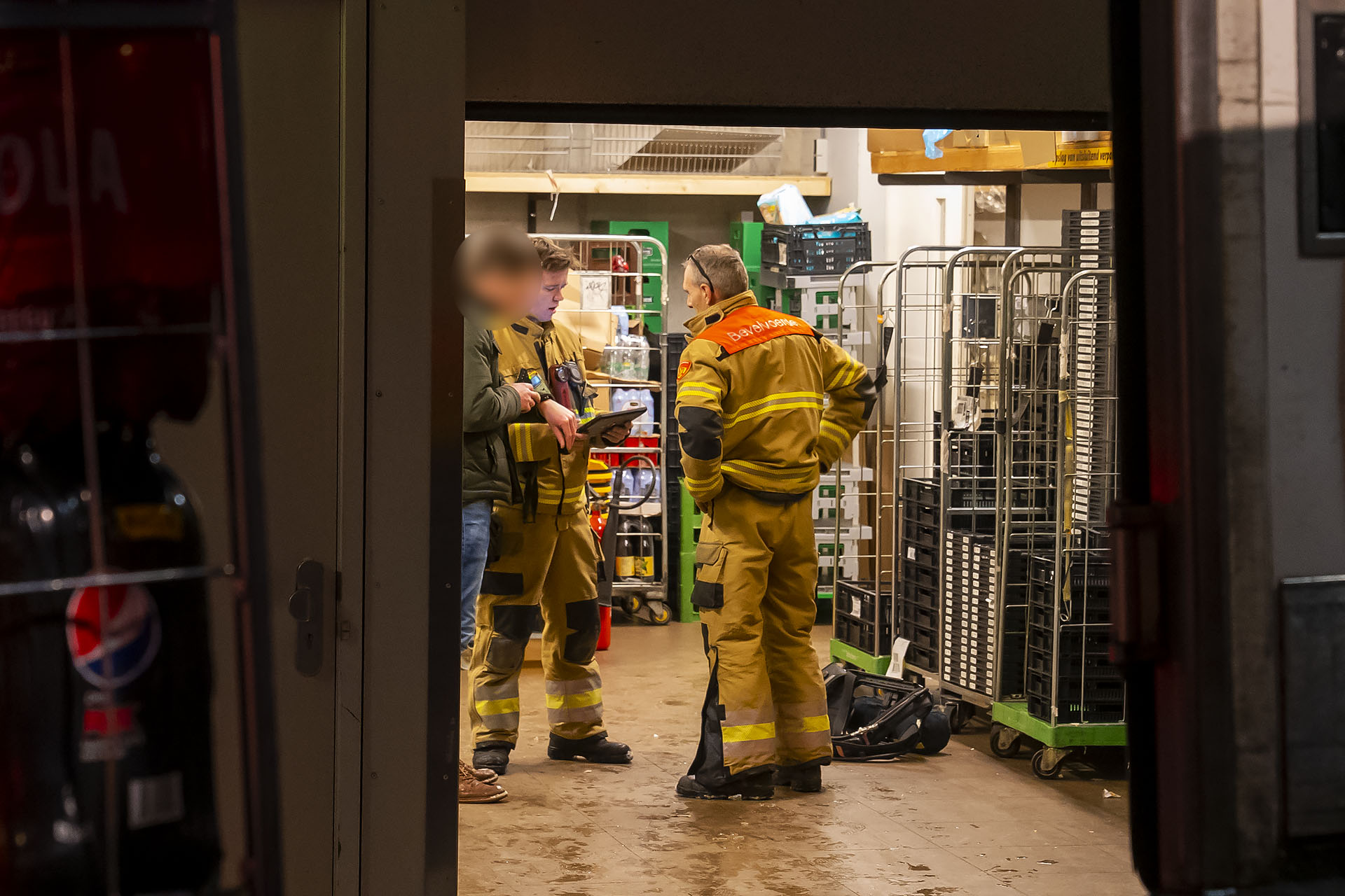 Damp veroorzaakt brandalarm bij Jumbo supermarkt