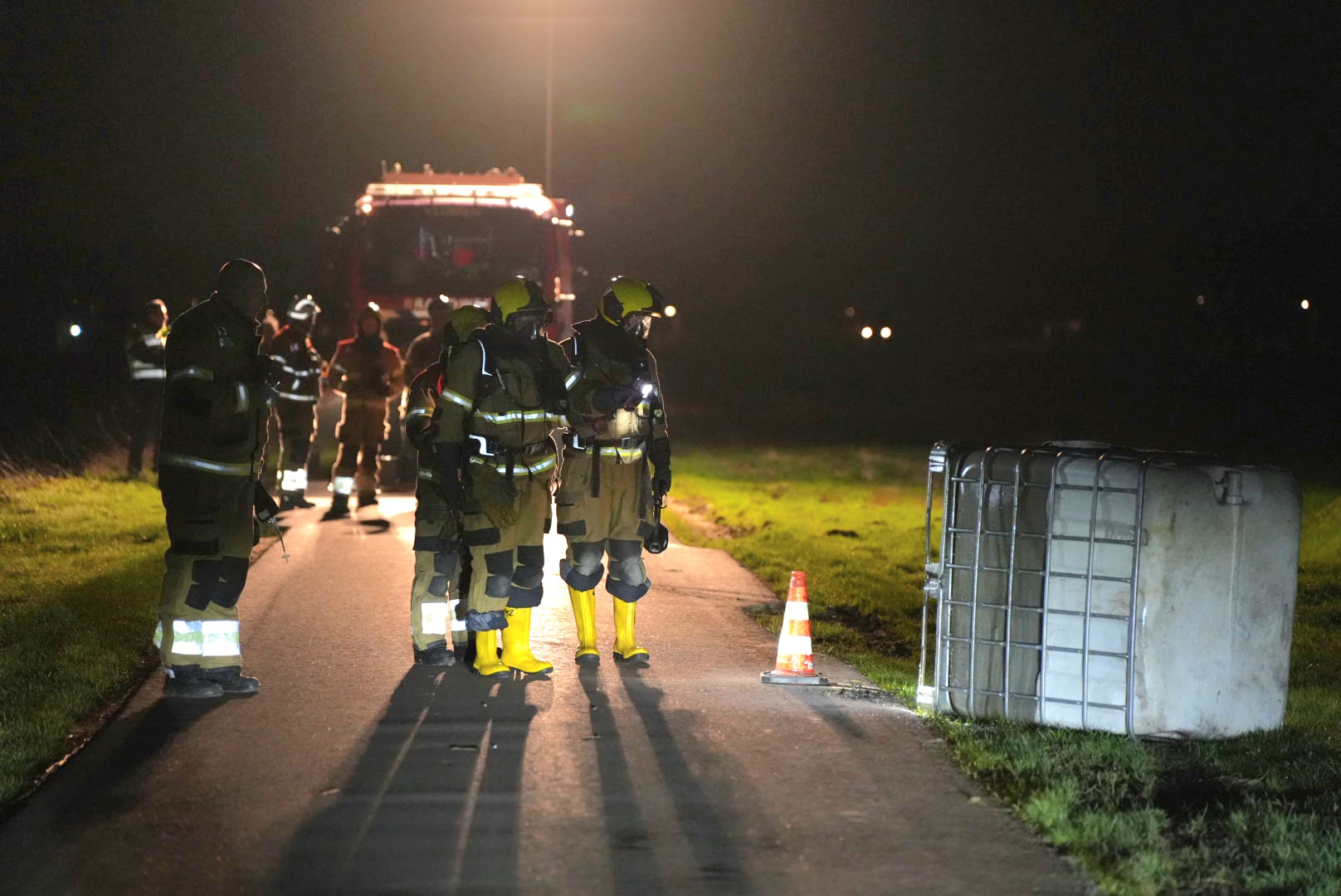 Groot vat gedumpt in buitengebied