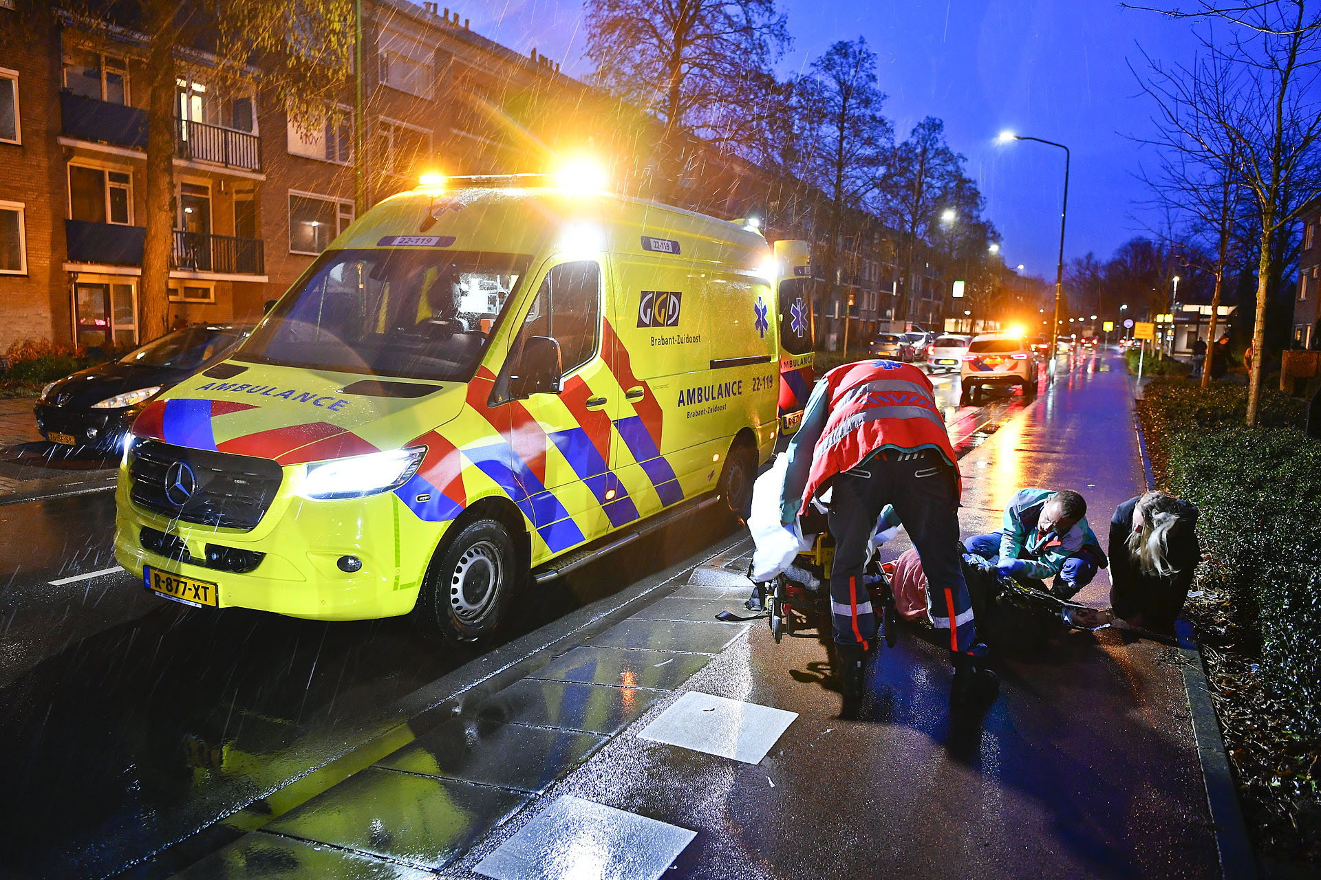 Vrouw ernstig gewond en hondje dood na ongeval , doorrijder meldt zich