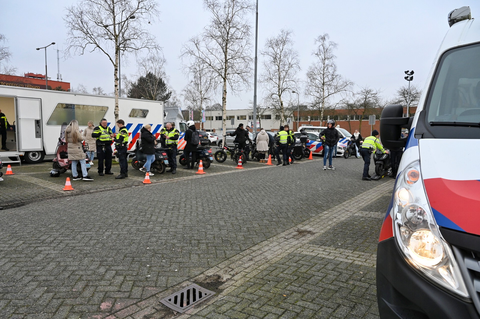 Grote scooter, e-bike, fatbike controle Tilburg