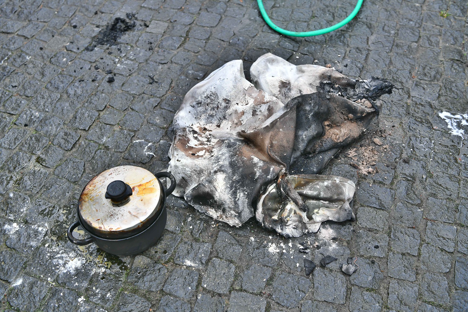 Oliebollen bakken veroorzaakt brand