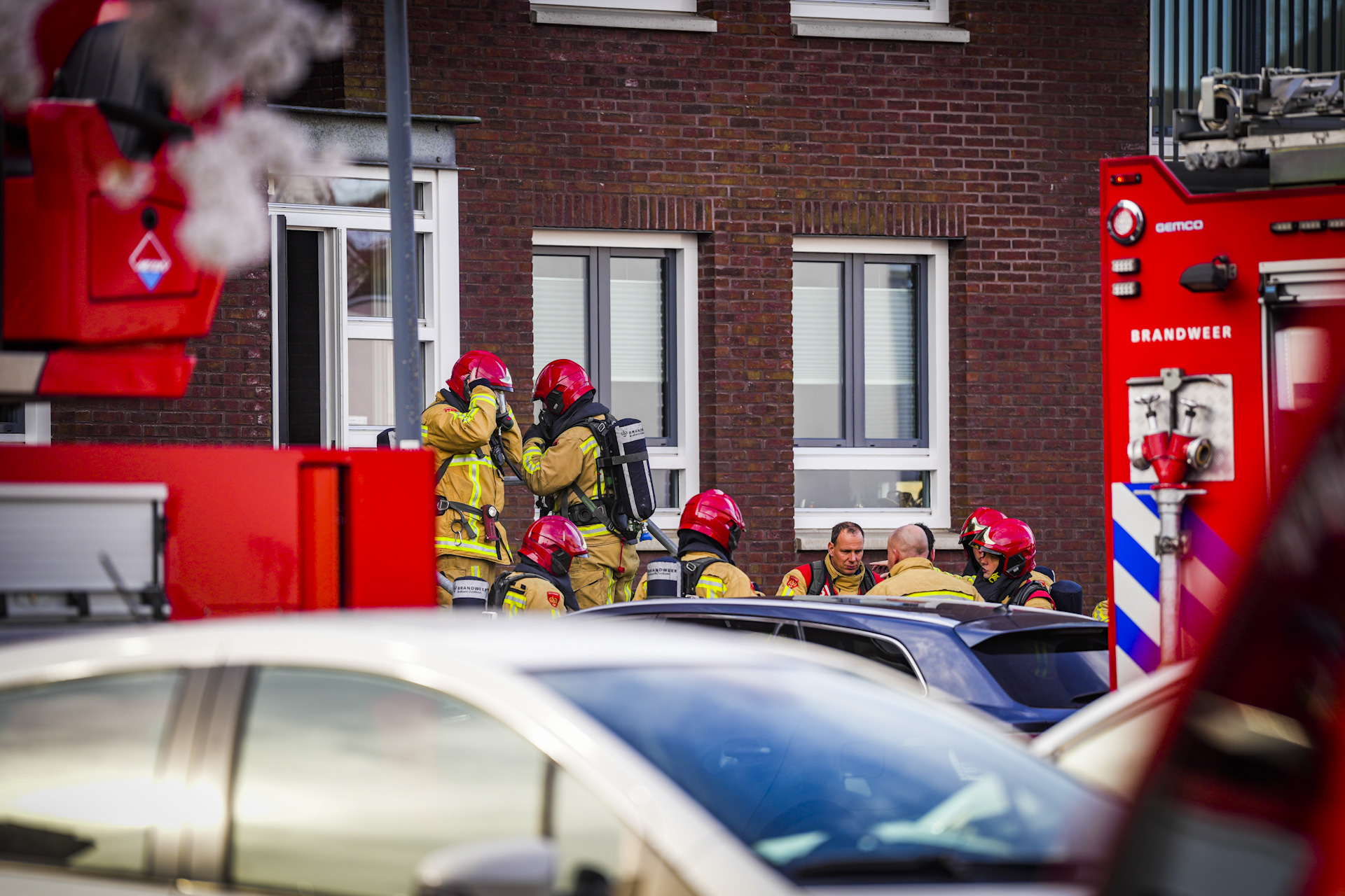 Bewoner gewond na brand in kelder van appartementencomplex