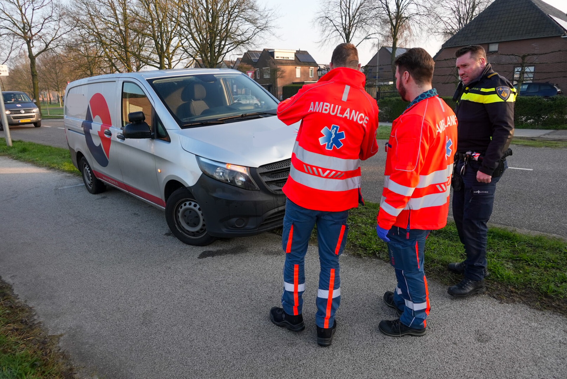 Fietsster Gewond Nadat Ze Wordt Geschept Door Bestelbus - 112Brabant