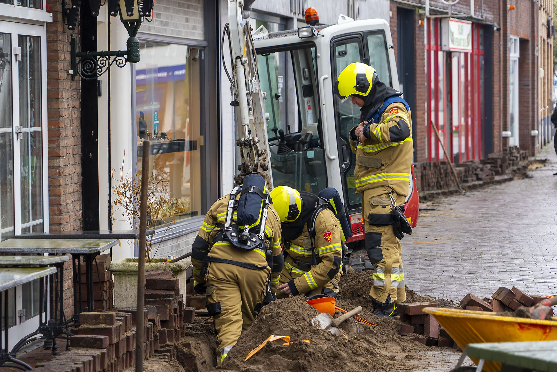 Opnieuw gaslek door aanleg glasvezel