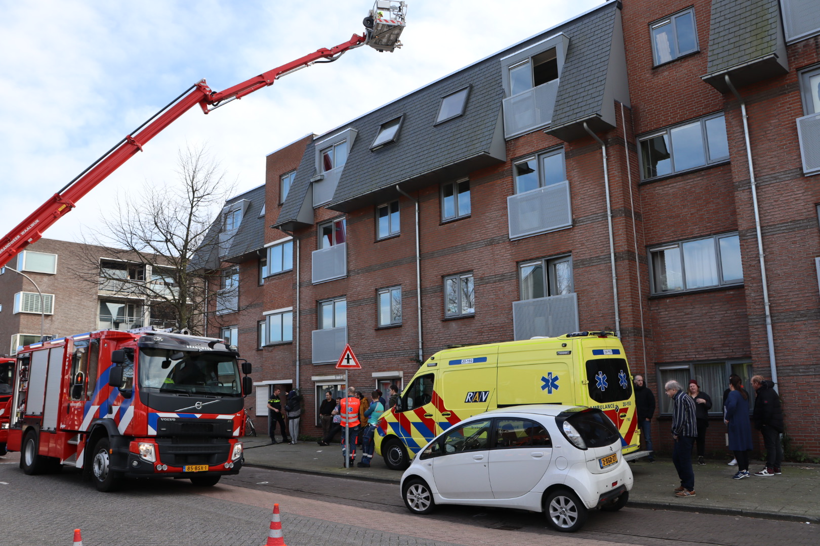 Appartementencomplex ontruimd vanwege brand