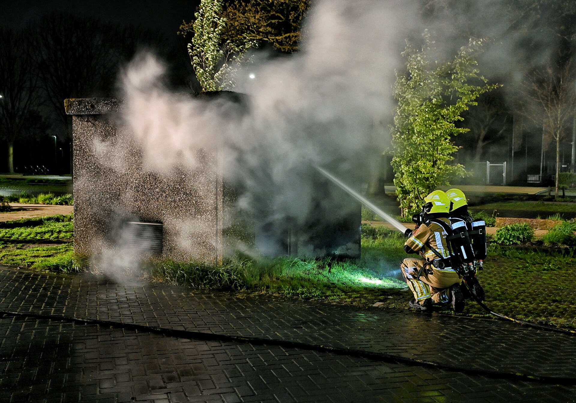 1000 woningen zonder stroom na brand in transformatorhuisje