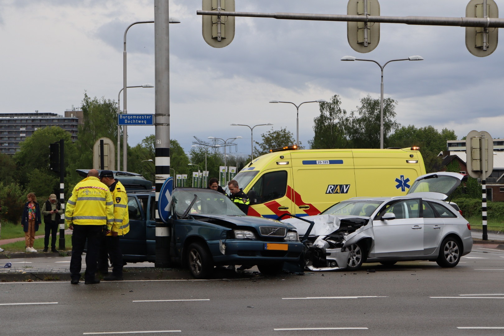 Meerdere gewonden na ongeval op kruising