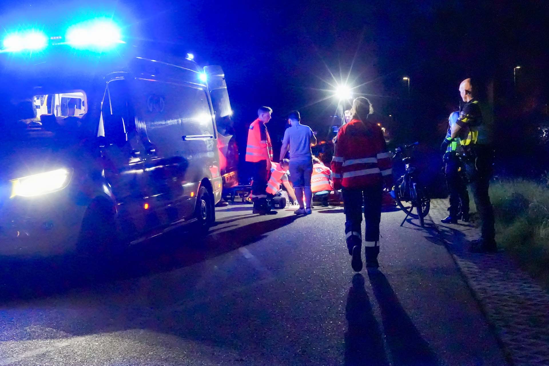 Fietser ernstig gewond na val