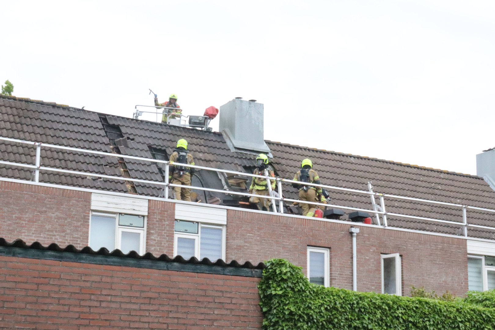 Veel Schade Door Brand Op Zolder Van Woning Brabant