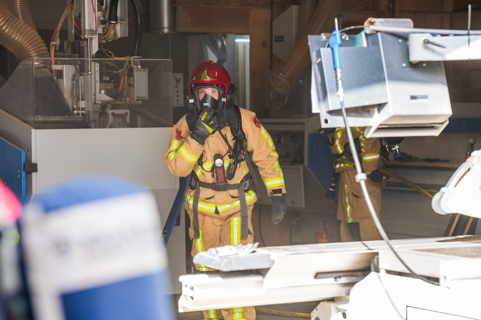 Afzuiger in brand bij bedrijf dat koffers voor instrumenten maakt