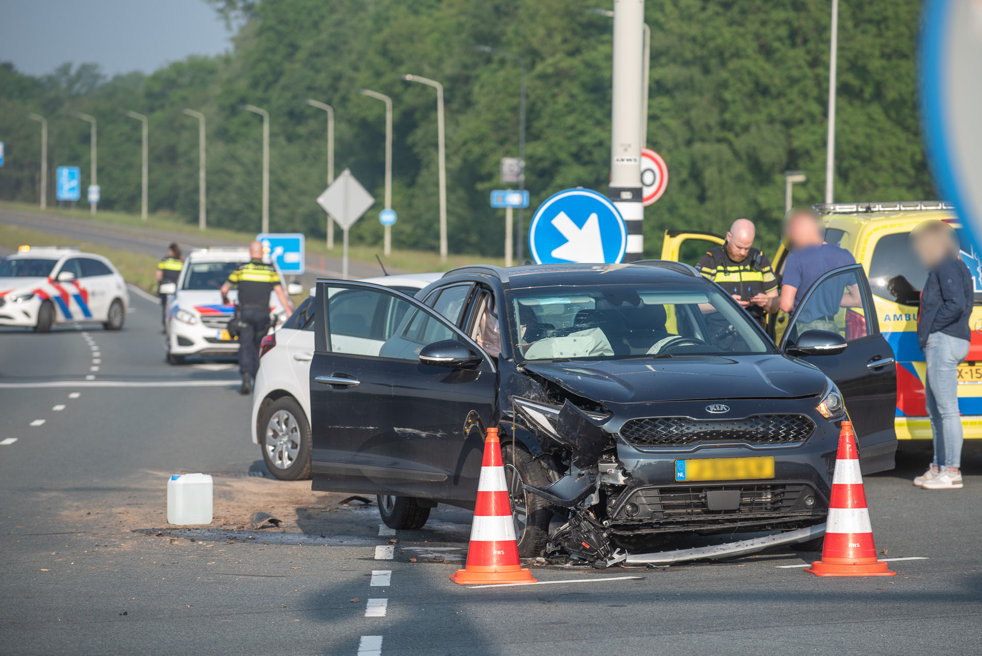 Gewonde na botsing met militair