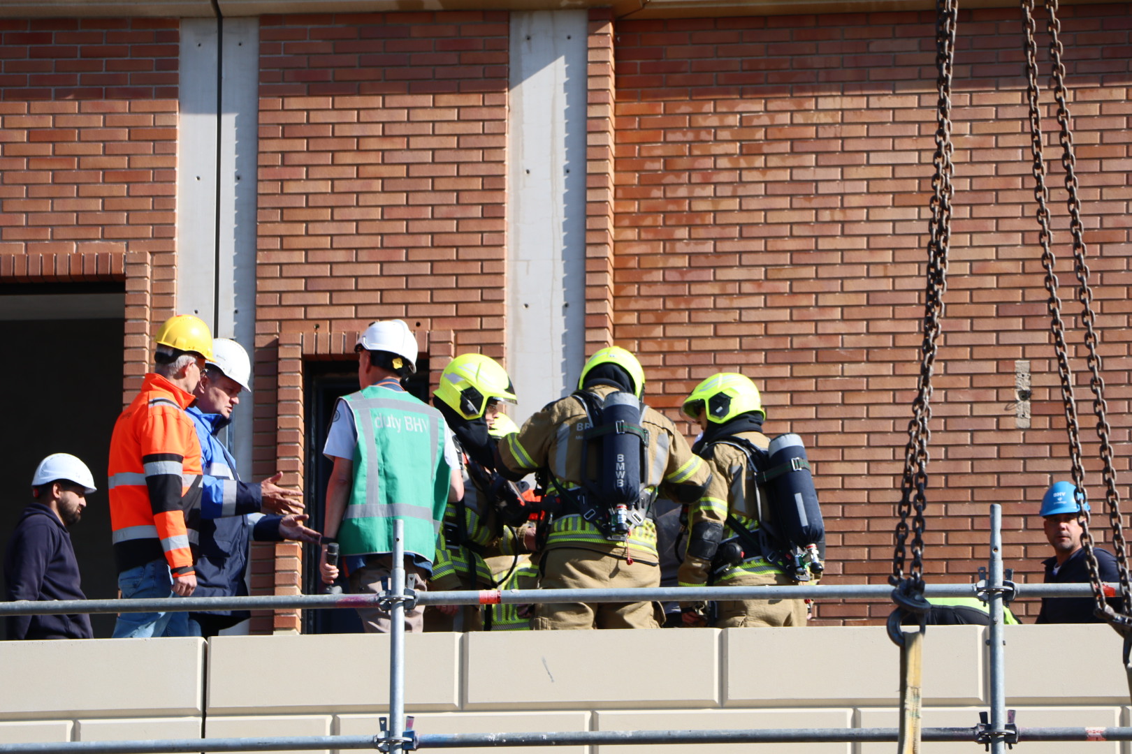 Brand in spouwmuur van nieuw Grand Hotel in de Efteling