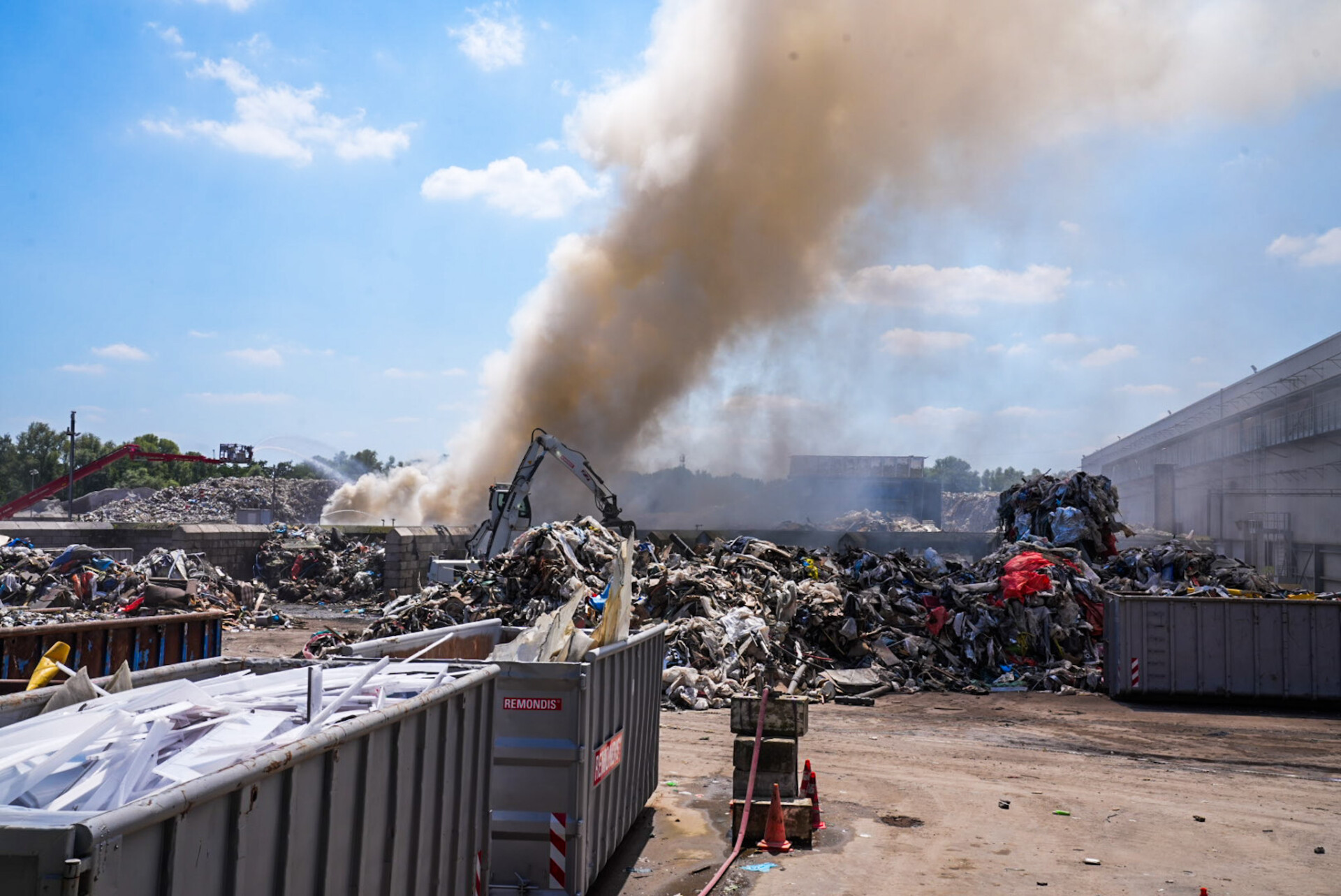 Wederom brand bij afvalverwerker