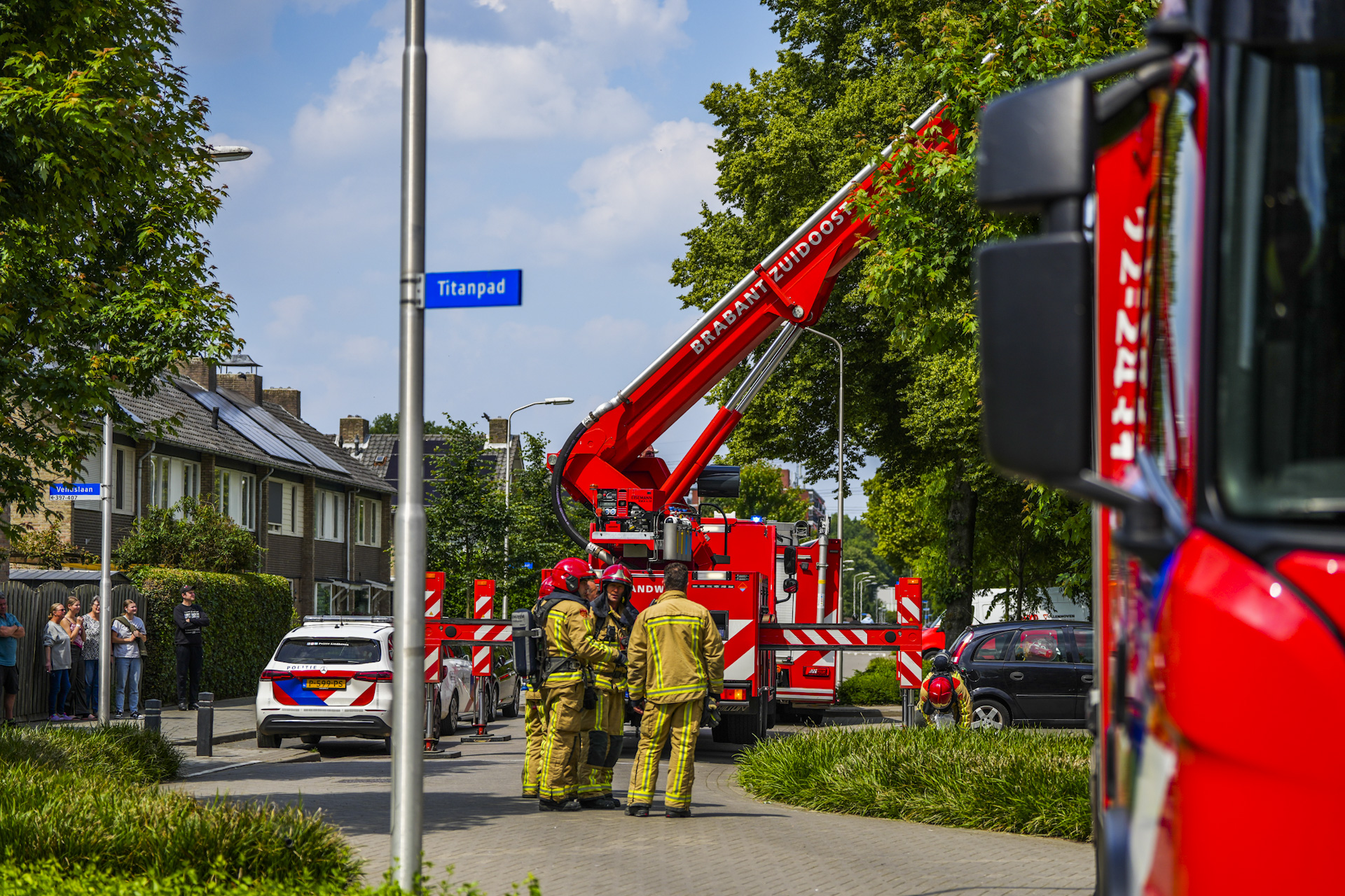 Wasdroger vliegt in brand op zolder van woning