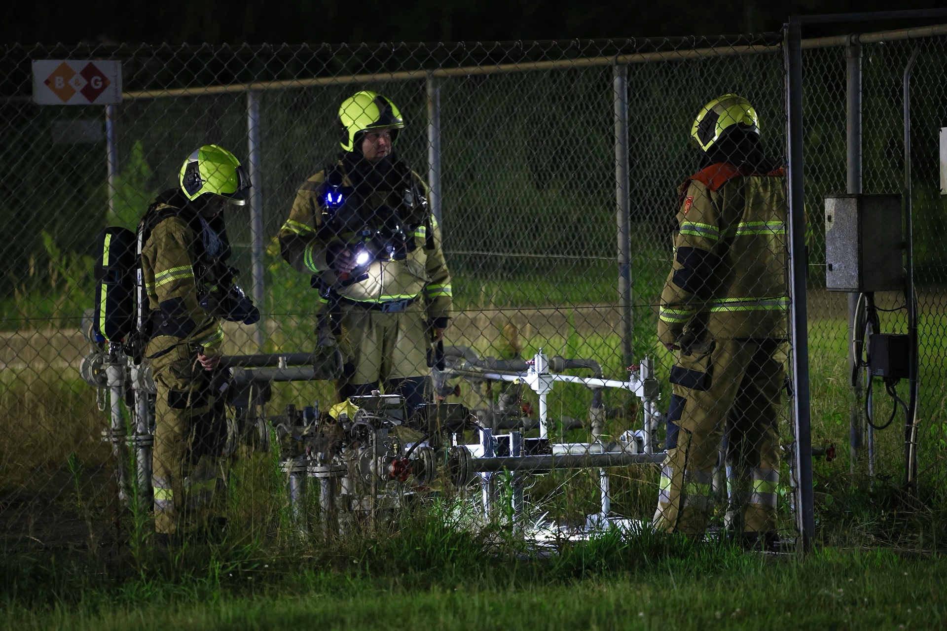 Hulpdiensten rukken uit voor gaslekkage nabij tankstation
