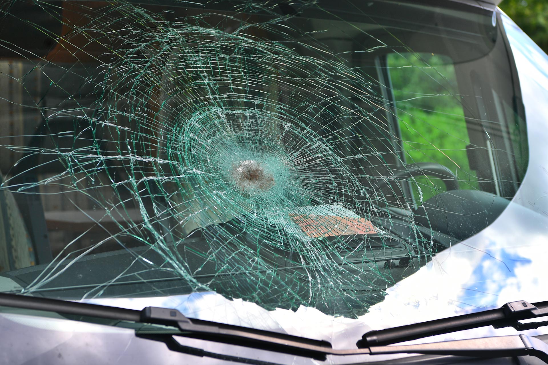 Engelse toerist geschept door camper