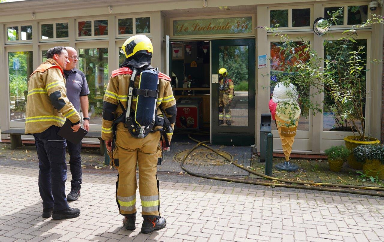 Restaurant ontruimd na brand in meterkast
