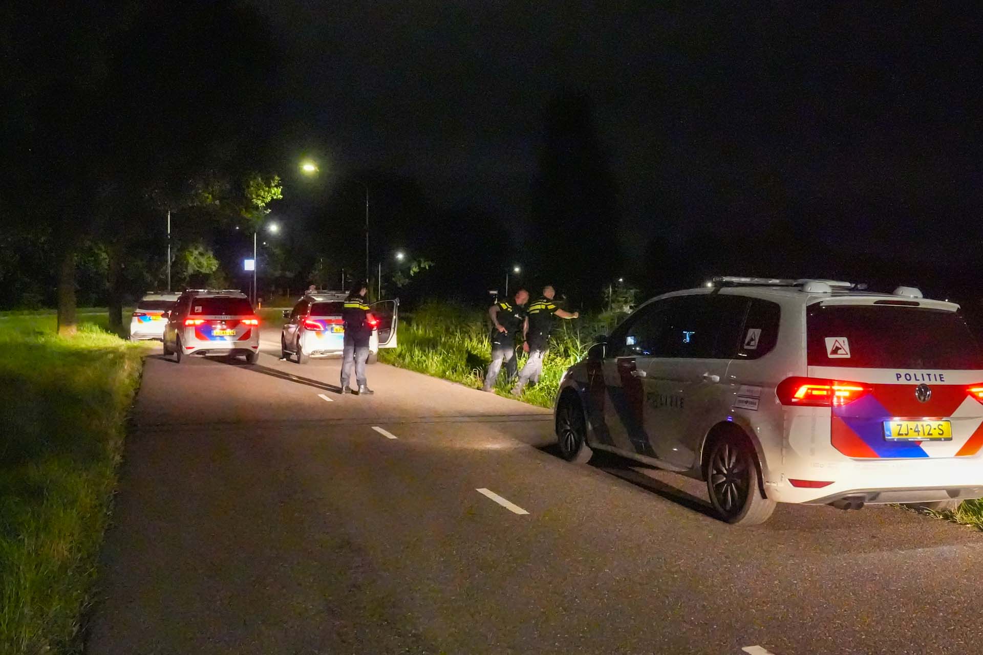 Grote zoekactie naar verdachte, persoon niet aangetroffen