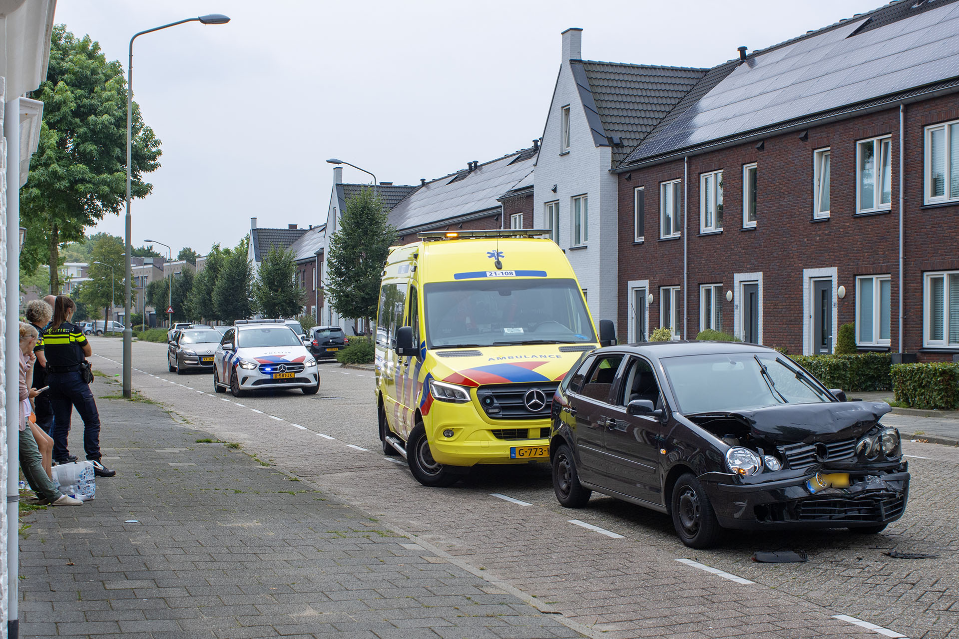 Flinke schade na kop- staartbotsing